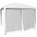 Zanzariera / moschiera Parete Laterale 4,5 Mt Per Gazebo 3x3 3x4,5 Rilegatura Velcro Bianco In Pvc Oxford - Foto miniatura 2