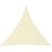 Parasole a Vela Oxford Triangolare 4x4x4 m Crema - Foto miniatura 1