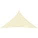 Parasole a Vela Oxford Triangolare 4x4x4 m Crema - Foto miniatura 3