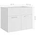 Mobile Sottolavabo Bianco 60x38,5x46 Cm In Truciolato - Foto miniatura 7