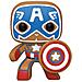 Marvel: Pop! - Holiday - Gingerbread Captain America (Vinyl Figure 933) - Foto miniatura 1