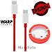 Oneplus Cavo Dati E Ricarica Usb-c Originale Warp Ricarica Rapida 100cm Red Bulk Per Model 8t 9 Pro - Foto miniatura 1