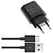 Caricabatterie Originale Da Parete Per Casa Usb Ad-18we 18w+ Cavo Type C Black Bulk - Foto miniatura 2