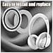 Cuscinetti Auricolari Per Bose 700/nc700 In Pelle Artificiale 1 Paio Grey - Foto miniatura 13