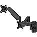 Supporto per Monitor da Parete Basic Doppio per Monitor 17-32" con Angolo di Rotazione 360° Colore Nero - Foto miniatura 5