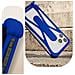 Cover Universale Smartphone Con Cordino, Angoli Bumper E Cavalletto Blu - Foto miniatura 3
