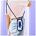 Cover Universale Smartphone Con Cordino, Angoli Bumper E Cavalletto Blu - Foto miniatura 5
