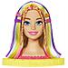 Playset Hmd78 Barbie Super Chioma Hairstyle Capelli Arcobaleno, - Foto miniatura 1