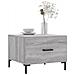 Tavolini Salotto 2pz Grigio Sonoma 50x50x40cm Legno Multistrato - Foto miniatura 3