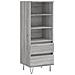 Credenza Grigio Sonoma 40x36x110 Cm In Legno Multistrato - Foto miniatura 2
