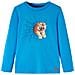 Maglietta Da Bambino A Maniche Lunghe Stampa Tigre Blu Cobalto 92 - Foto miniatura 1
