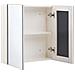 Armadio A Muro Per Specchio Da Bagno Navarra 60 Cm 60 Cm Bianco - Foto miniatura 3