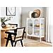 Credenza Espositiva In Vetro Sarre Metallo 90 Cm Bianco - Foto miniatura 1