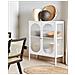 Credenza Espositiva In Vetro Sarre Metallo 90 Cm Bianco - Foto miniatura 4