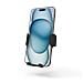 Supporto Auto Per Smartphone Con Carica A Induzione 15w E 2 Fissaggi, Nero - Foto miniatura 4