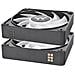 CL-F182-PL14SW-A sistema di raffreddamento per computer Case per computer Ventilatore 14 cm Nero 3 pz - Foto miniatura 4