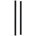 Set 2 Pali In Ferro Dario 6x6cm H. 170cm Nero Opaco - Foto miniatura 4