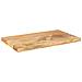 Piano Per Tavolo 40x30x3,8 Cm Rettangolare Legno Massello Mango - Foto miniatura 2
