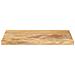 Piano Per Tavolo 40x30x3,8 Cm Rettangolare Legno Massello Mango - Foto miniatura 3