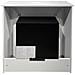 Camino A Bioetanolo Da Terra Bellini In Legno Bianco Made In Italy L96 X P35 X H96 - Foto miniatura 5
