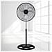 Ventilatore a Piantana Ottawa SFM1800 con 3 Livelli di Velocità Diametro 45 cm Colore Nero / Acciaio Inox - Foto miniatura 2