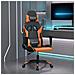 Sedia da Gaming Nero e Arancione in Similpelle - Foto miniatura 6