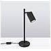 Lampada Da Tavolo Karbon Nero Sl. 1586 - Minimalista Lampada Da Scrivania Nero 43x14.5x19.5 Cm - Foto miniatura 2