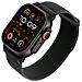 Cinturini Per Orologi In Nylon Compatibili Con Apple Watch - Cinturini Sportivi Traspiranti Per Iwatch Serie 8/7/6/5/4/3/2/1/se/ultra Black L - Foto miniatura 3