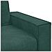 Divano a 2 Posti Verde Scuro 140 cm in Velluto - Foto miniatura 2
