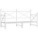 Divano Letto Estraibile Senza Materasso Bianco 75x190cm Acciaio - Foto miniatura 2