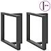 Gambe Tavolo Pranzo A T 2pz Antracite 80x35x(72-73) Cm Acciaio - Foto miniatura 3