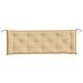 Cuscino Panca Da Giardino Beige Mélange 150x50x7 Cm In Tessuto - Foto miniatura 3