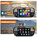 Autoradio Per Fiat 500 (2007-2015) Con Carplay Android Auto Gps Bt Comandi Al Volante Fm Rds Fotocamera Posteriore Nero - Foto miniatura 6