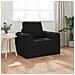 Divano Letto 2-in-1 Nero 98x71x83 cm in Tessuto - Foto miniatura 2