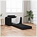 Divano Letto 2-in-1 Nero 98x71x83 cm in Tessuto - Foto miniatura 3