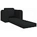 Divano Letto 2-in-1 Nero 98x71x83 cm in Tessuto - Foto miniatura 4