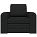 Divano Letto 2-in-1 Nero 98x71x83 cm in Tessuto - Foto miniatura 5