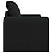 Divano Letto 2-in-1 Nero 98x71x83 cm in Tessuto - Foto miniatura 6