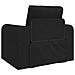 Divano Letto 2-in-1 Nero 98x71x83 cm in Tessuto - Foto miniatura 7