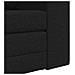 Divano Letto 2-in-1 Nero 98x71x83 cm in Tessuto - Foto miniatura 9