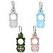 Clip Portaborraccia In Silicone Pratico - Confezione Da 4 Multicolor - Foto miniatura 3