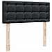 Struttura Letto Pouf con Materasso Nero 120x200 cm Similpelle - Foto miniatura 9