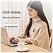 Coperta Scialle Riscaldata - Comfort Alimentato Tramite Usb Beige - Foto miniatura 3