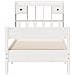 Letto Libreria senza Materasso Bianca 90x200 cm Legno di Pino - Foto miniatura 4