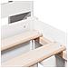 Letto Libreria senza Materasso Bianca 90x200 cm Legno di Pino - Foto miniatura 9