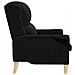 poltrona Nero 76 x 94 x 102 cm Tessuto - Foto miniatura 5