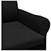 poltrona Nero 76 x 94 x 102 cm Tessuto - Foto miniatura 7