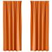 Tende con tende 2 pcs Arancione Vivo 245x140cm Poliestere - Foto miniatura 1