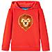 Felpa con Cappuccio da Bambino Rossa 128 - Foto miniatura 1