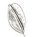 Spilla A Foglia Placcata In Argento 8,5x4cm ""perfect Leaf Gd"" - Foto miniatura 1